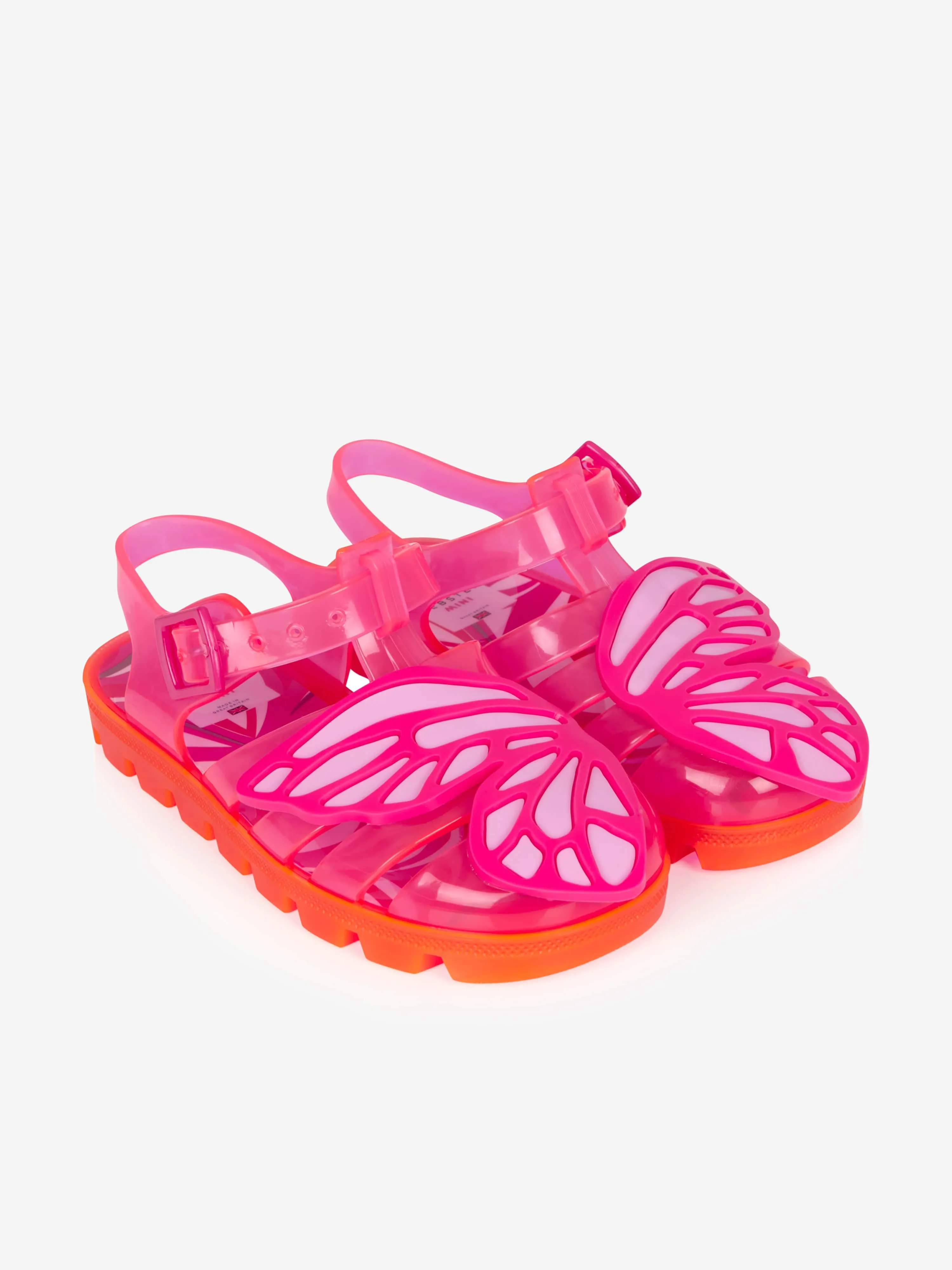 Sophia Webster Girls PVC Butterfly Jelly Sandals