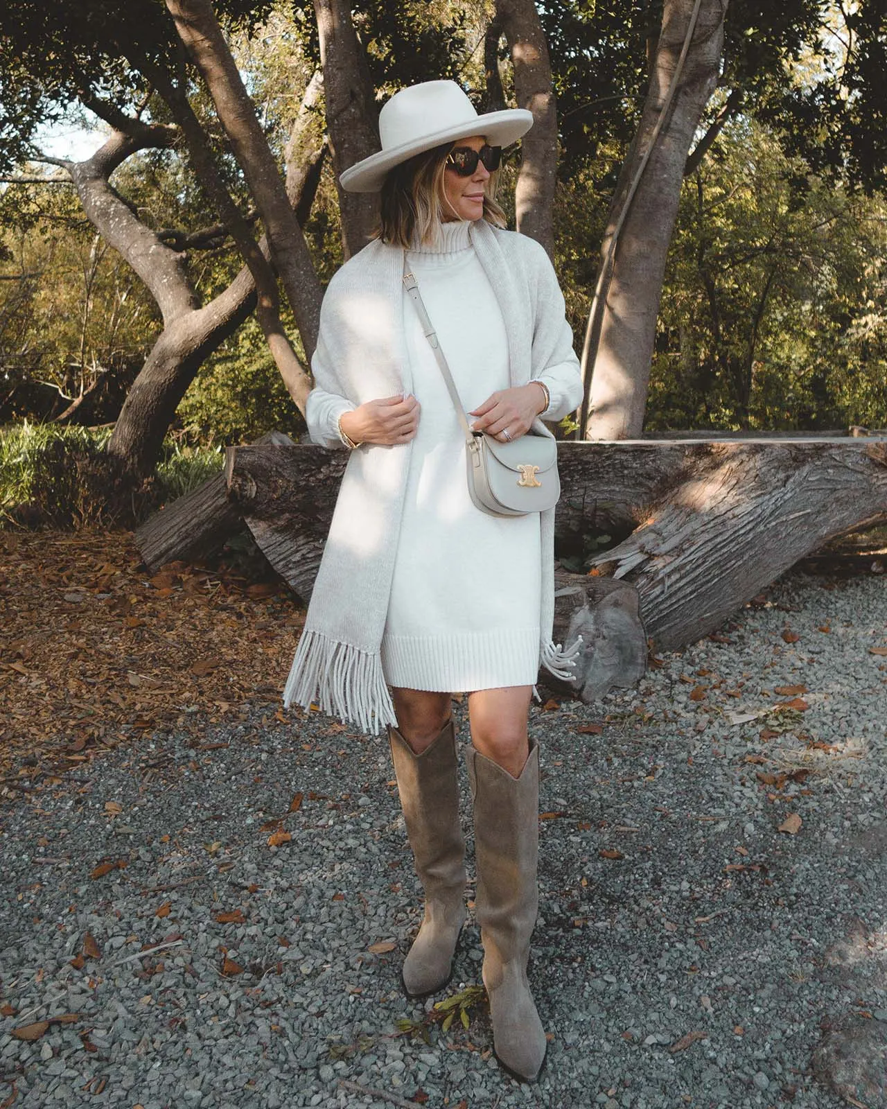 Splendid x @Cellajaneblog Turtleneck Sweater Dress