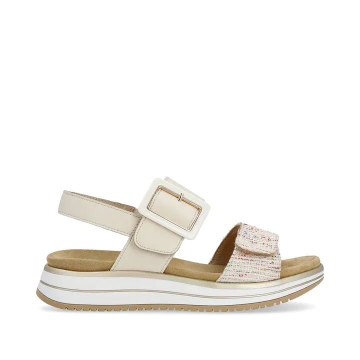 Sundae Beige Combi Sandals