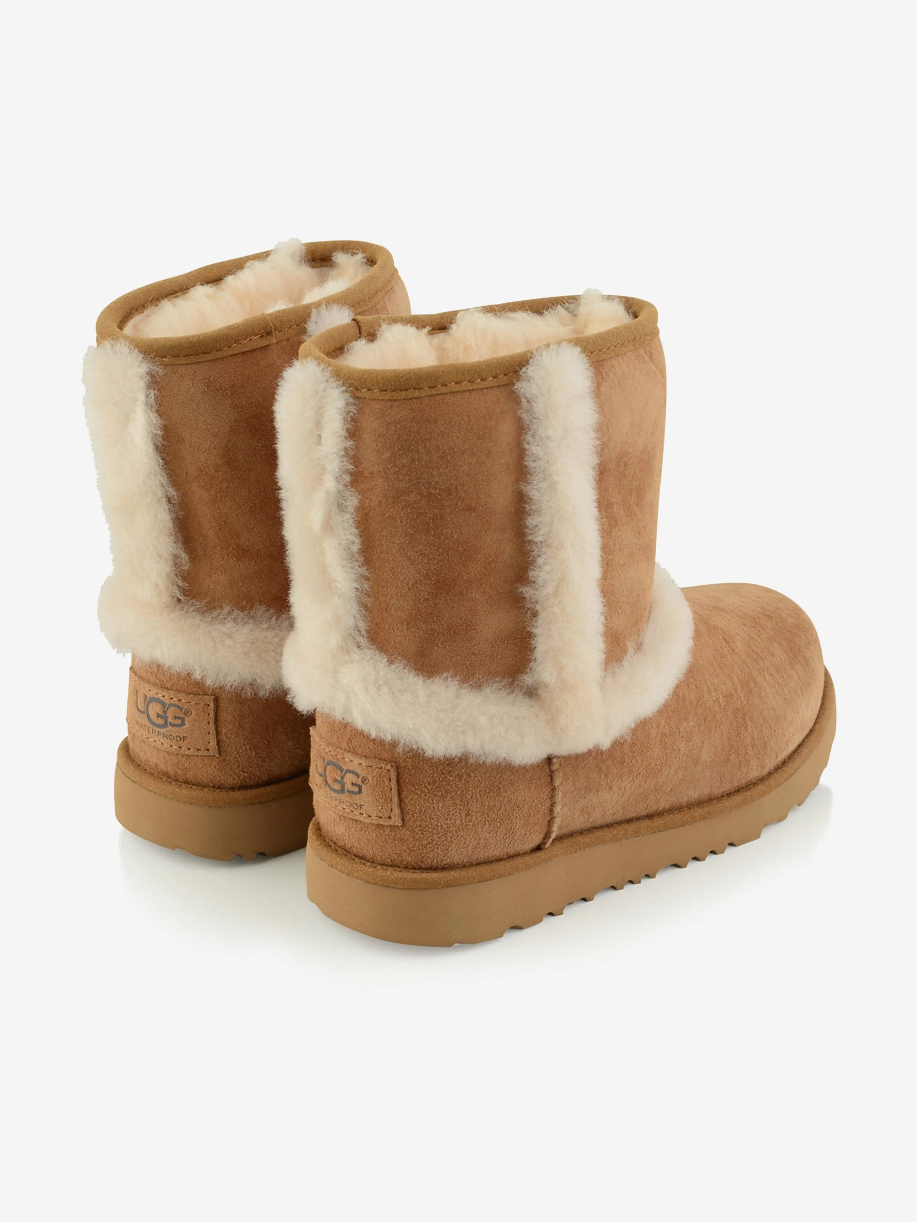 UGG AUSTRALIA CHESTNUT SUEDE HADLEY BOOTS