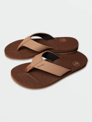 Victor Sandals - Brown Khaki