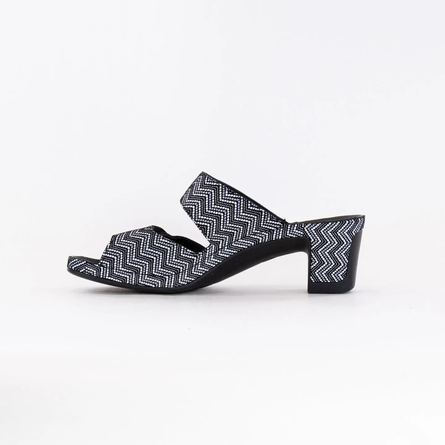 Vital Joy Mule Sandal (Women's) - Black Chevron Leather